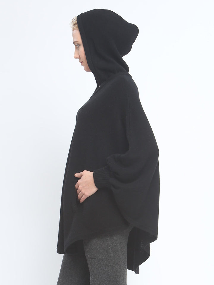 Kangaroo Pocket Hooded Poncho