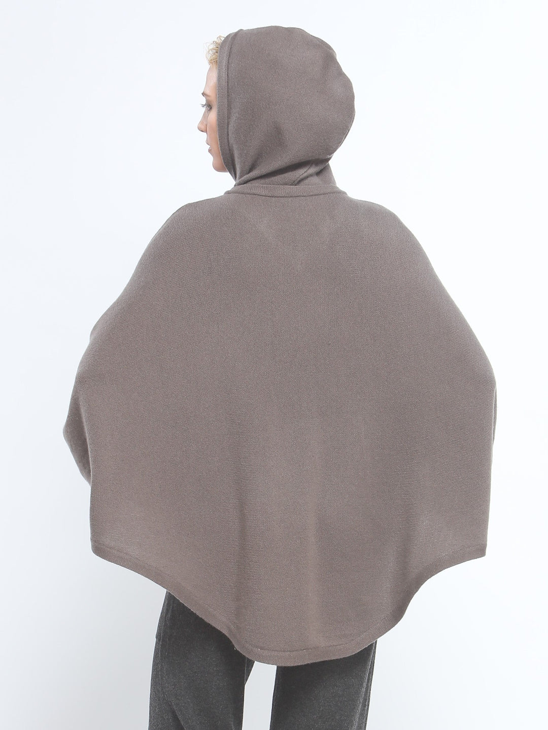 Kangaroo Pocket Hooded Poncho