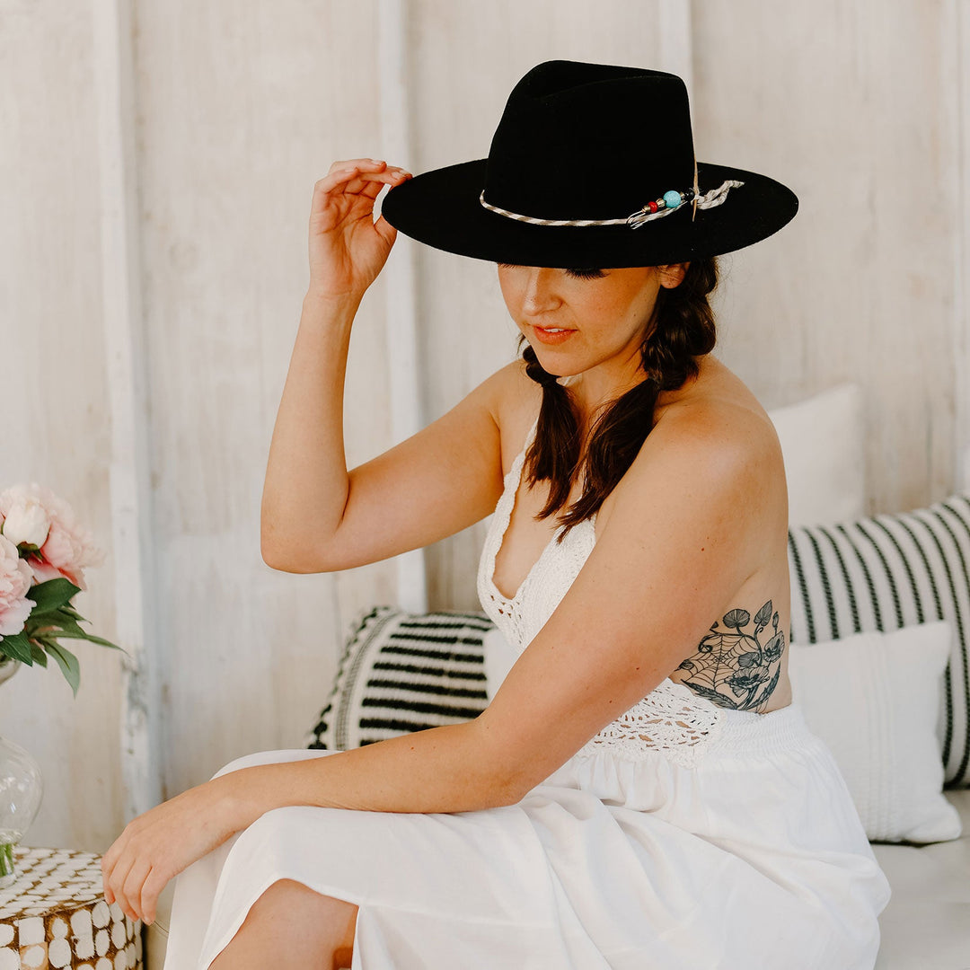 Laguna Wide Brim Felt Fedora