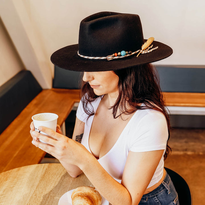 Laguna Wide Brim Felt Fedora