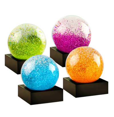 Mini Jewels Set of Four Snow Globes