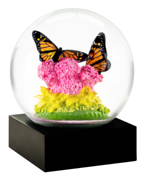 Monarch Snow Globe