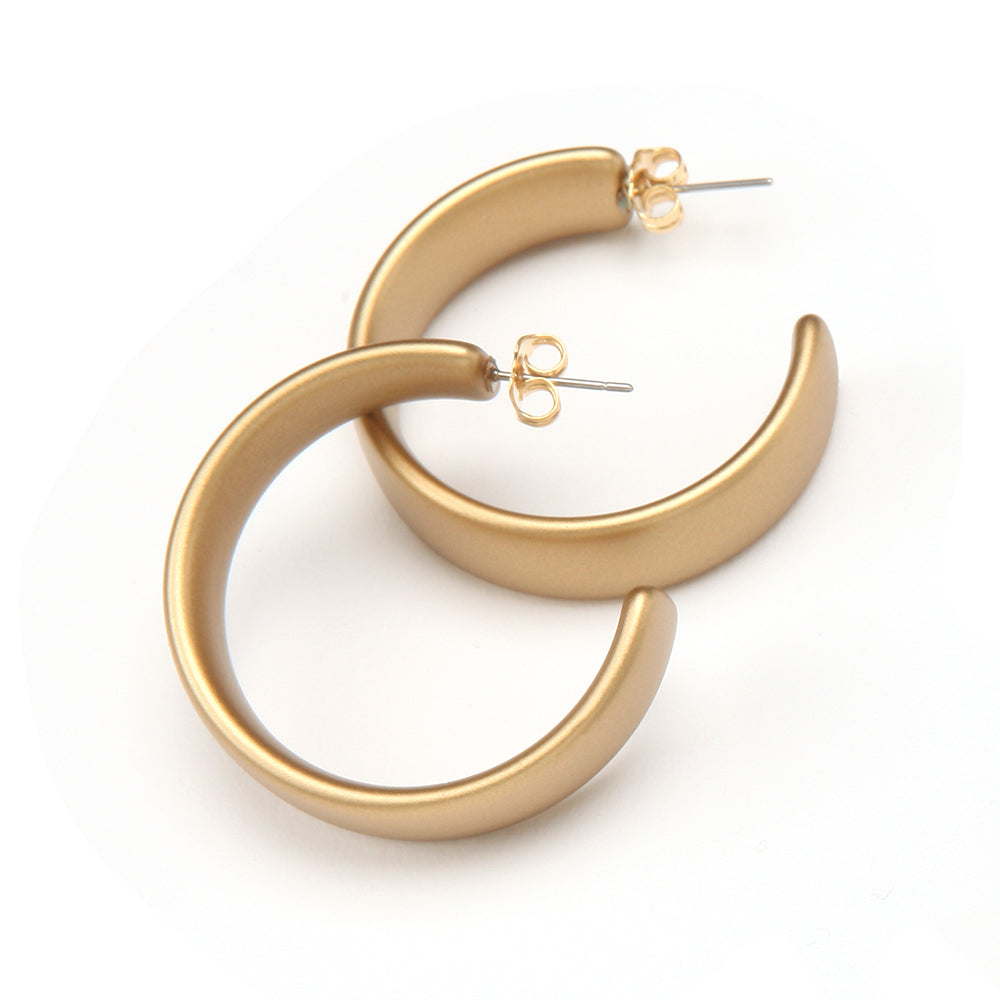 Camille Barile Resin Earring Gold
