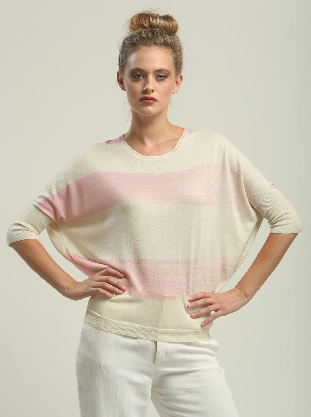 Hand Painted Batwing Pullover
