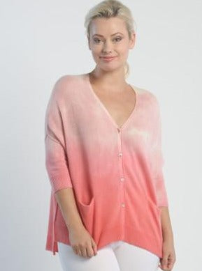 Hand Dye Slouchy Cardigan
