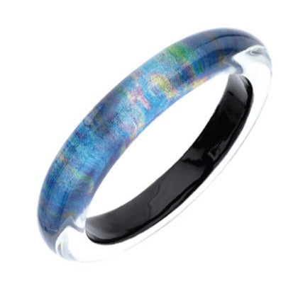 BF68457 - 10mm Rounded Slip On Printed Bangle