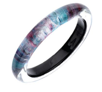 BF68442 - 12mm Rounded Slip On Printed Bangle