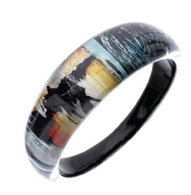 BF68451 - Graduated Slip On Printed Bangle