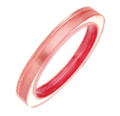 BF68705 - 8mm Flat Pearl Color Bangle