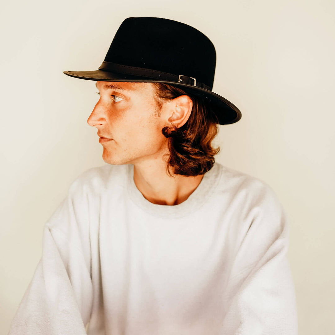 Summit Leather Fedora