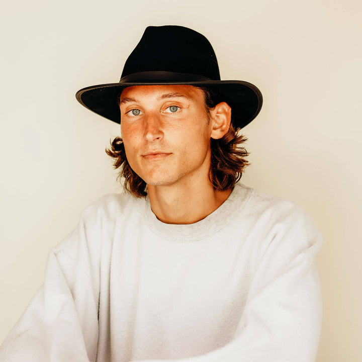 Summit Leather Fedora