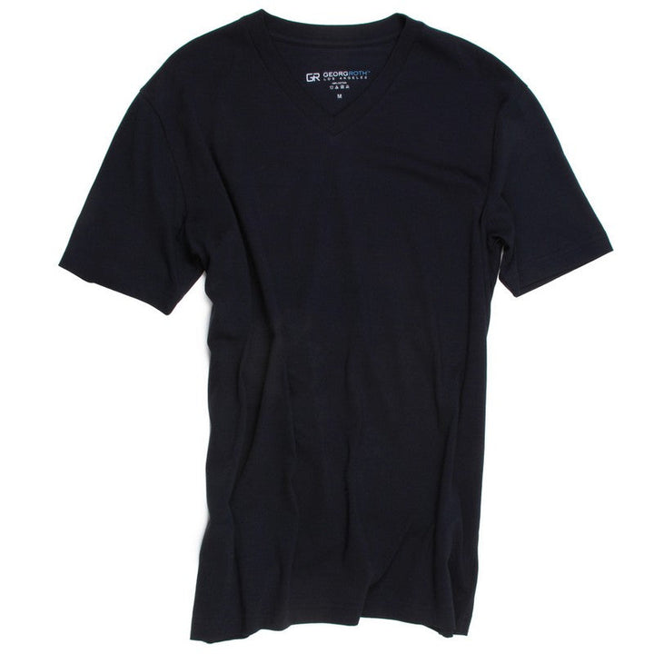 Georg Roth | V-Neck Navy Tee