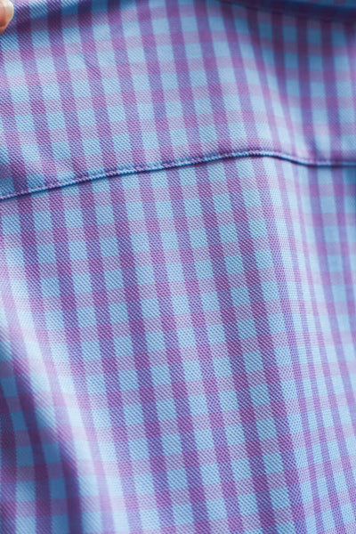 NEW! Avant Check Long Sleeve Shirt, print detail - Buki