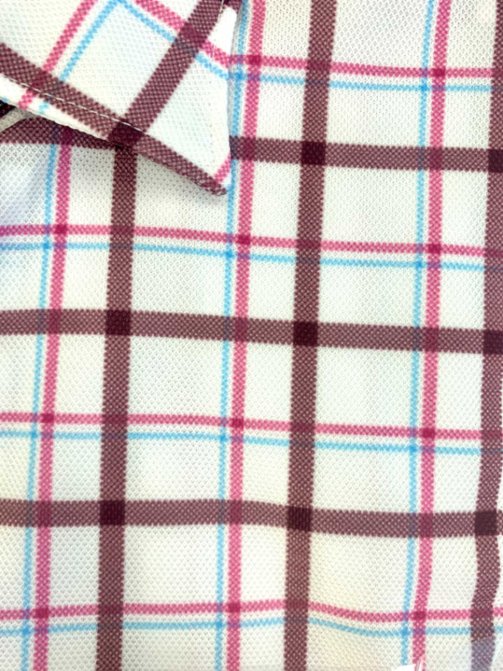NEW! Carnaby Long Sleeve Printed Plaid Shirt detail | Buki