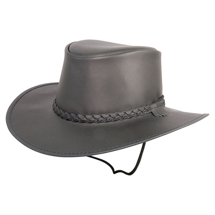 Crusher Outback Leather Hat