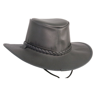 Crusher Outback Leather Hat