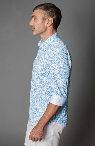 NEW! Five-O Long Sleeve Floral Shirt, side - Buki