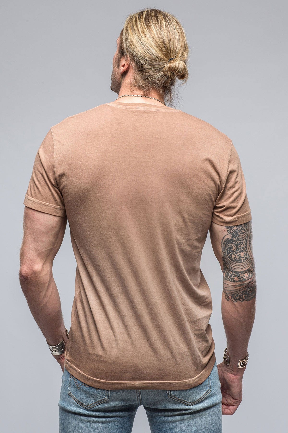 Siena Cotton V Neck In Coffee