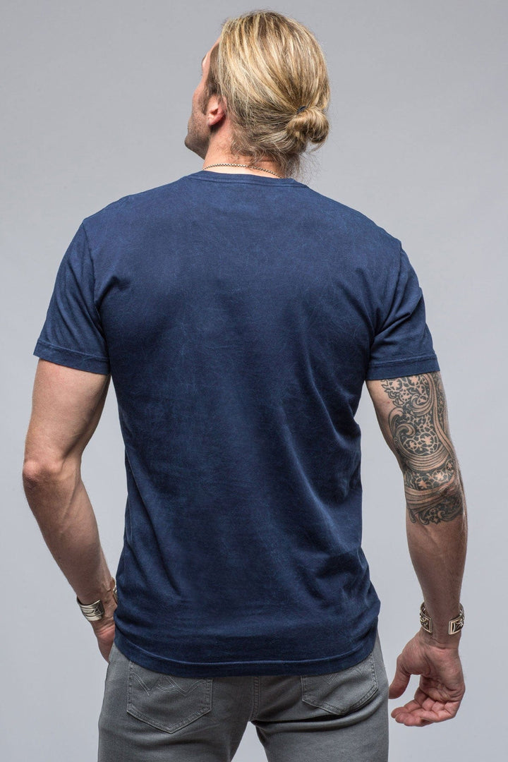 Siena Cotton V Neck In Indigo