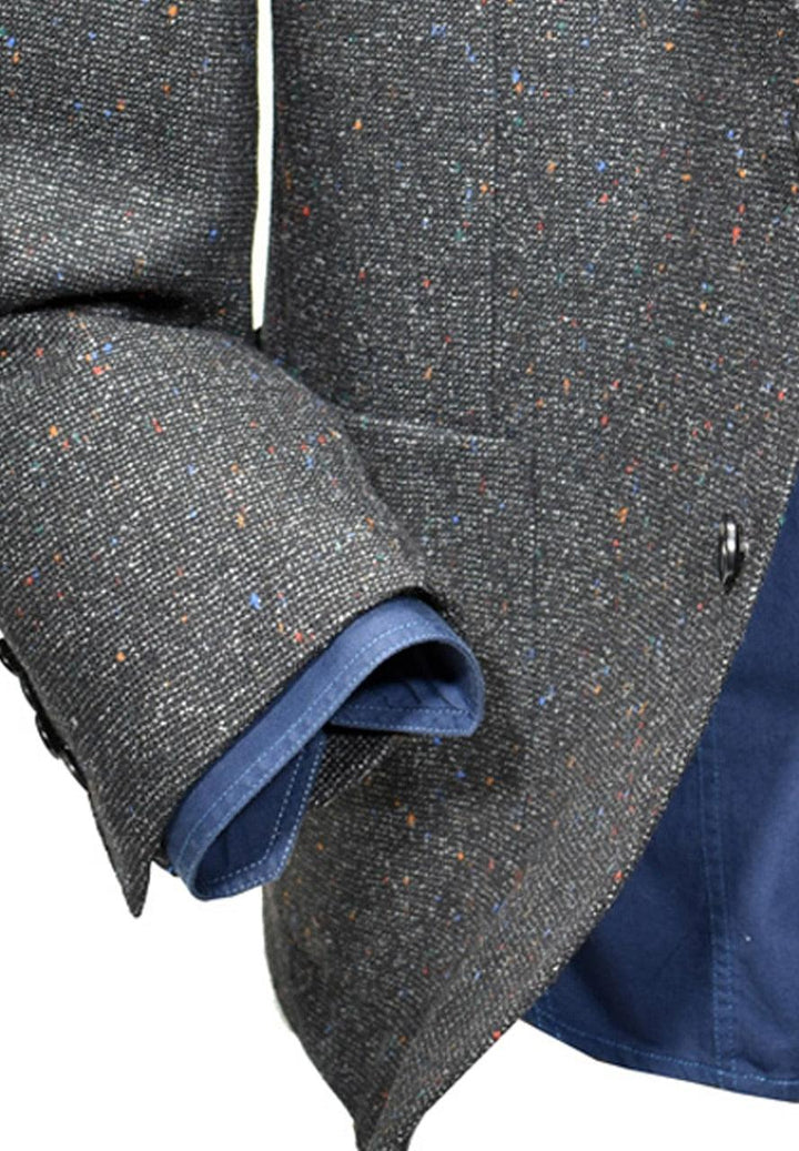 Designed by Graham, this Chiari Sport Coat from Italian fabric, features lightweight texture with unique, fine color specs. Cool and updated for a dress or fashion event, whether with pants or jeans. Wool viscose blend, classic fit.