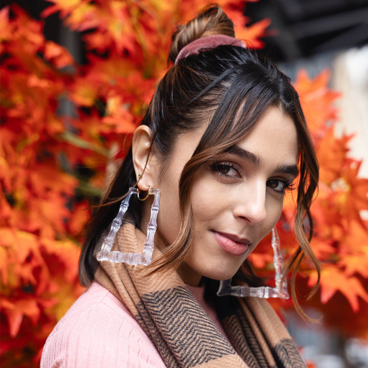 Large Bamboo Hoops in Pyramid