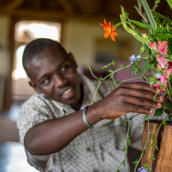 Unisex Sterling Silver Feather wrist cuff