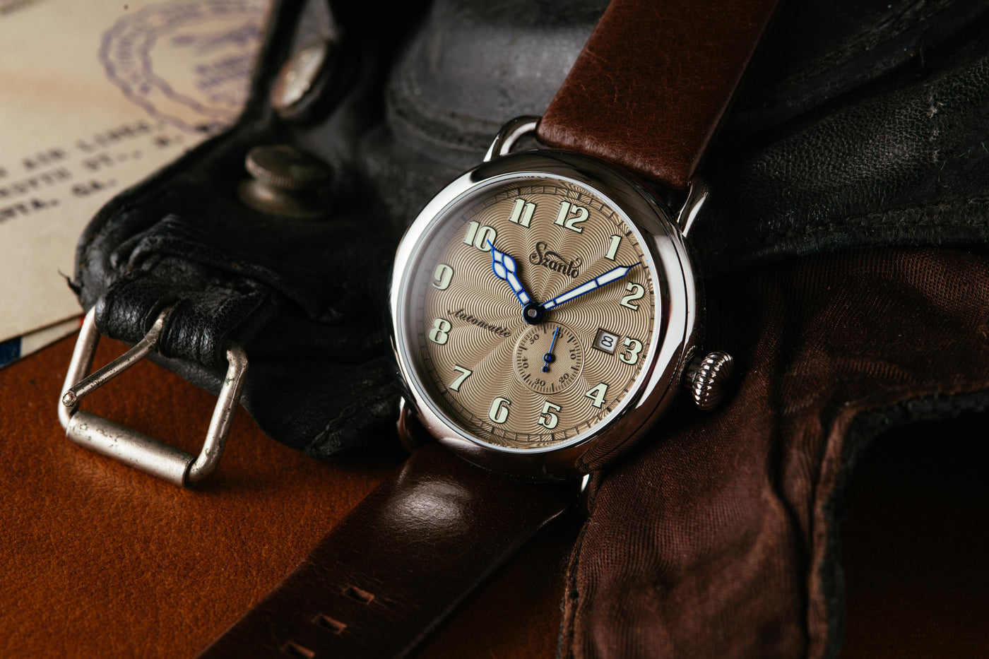 Szanto Automatic Officer Classic Round 6304